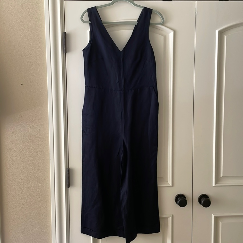 Banana Republic V Neck Crop Jumpsuit
